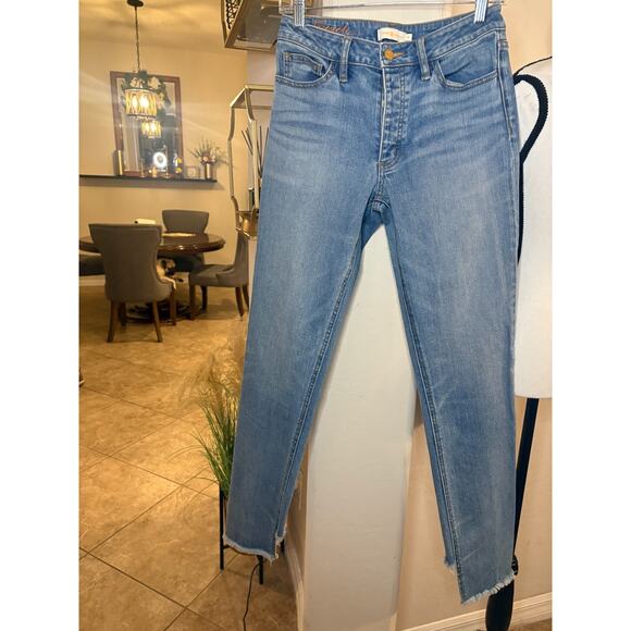 Tory Burch Pardon My French Mid Rise Relaxed Straight Leg Jeans Size 25 MSRP$295 - Picture 3 of 8